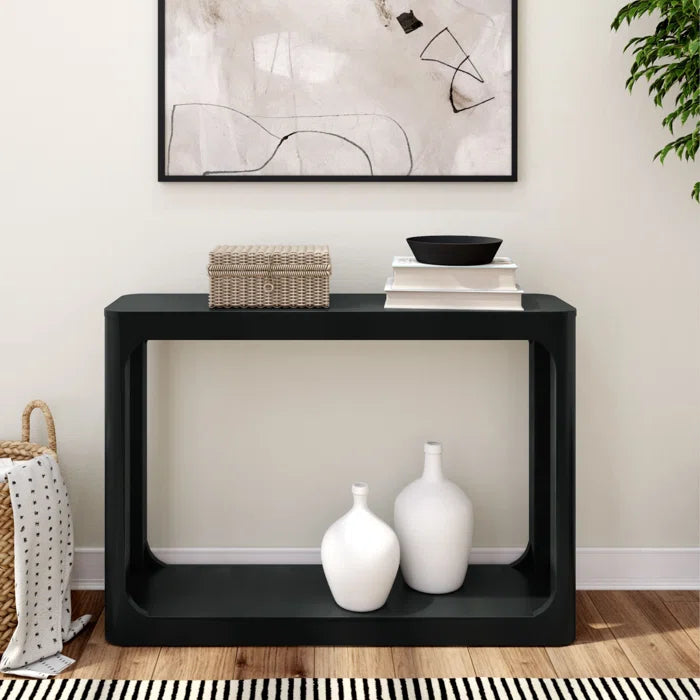 Modern Minimalist Solid Wood Console Table - Sleek and Stylish Entryway Accent