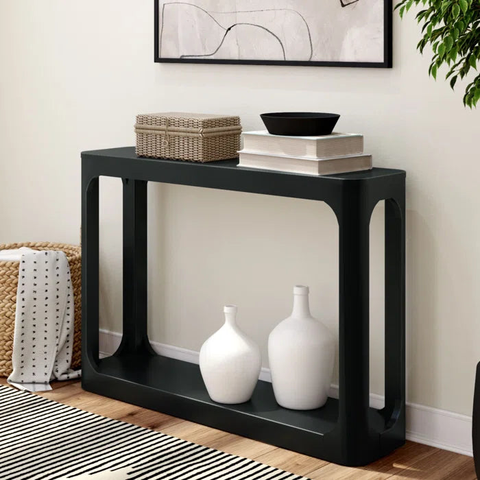 Modern Minimalist Solid Wood Console Table - Sleek and Stylish Entryway Accent