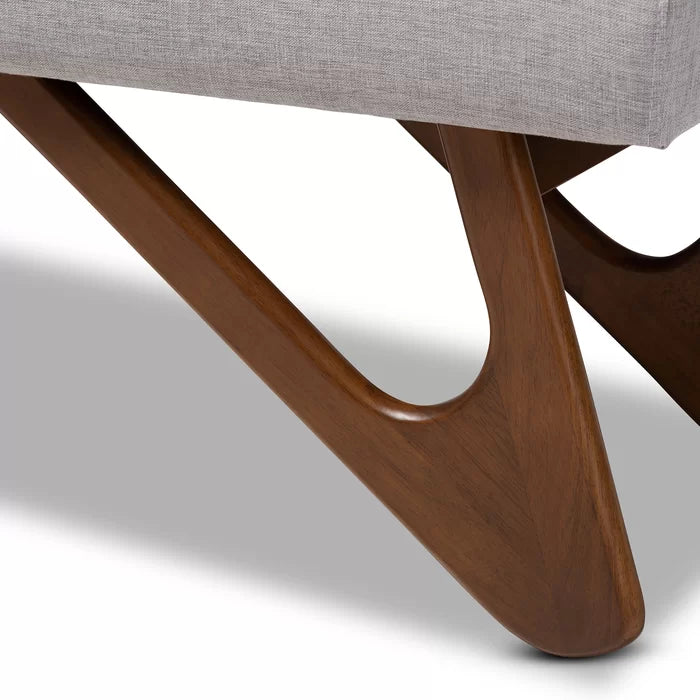 Teakwood Upholstered Bench