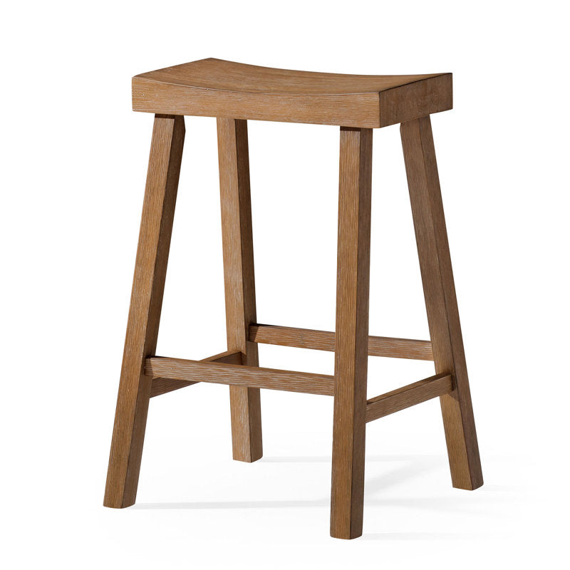 Vincent Backless Saddle Barstool