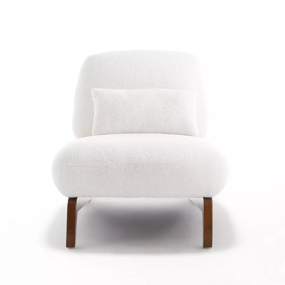 Mid Century Modern Armless Accent Chair