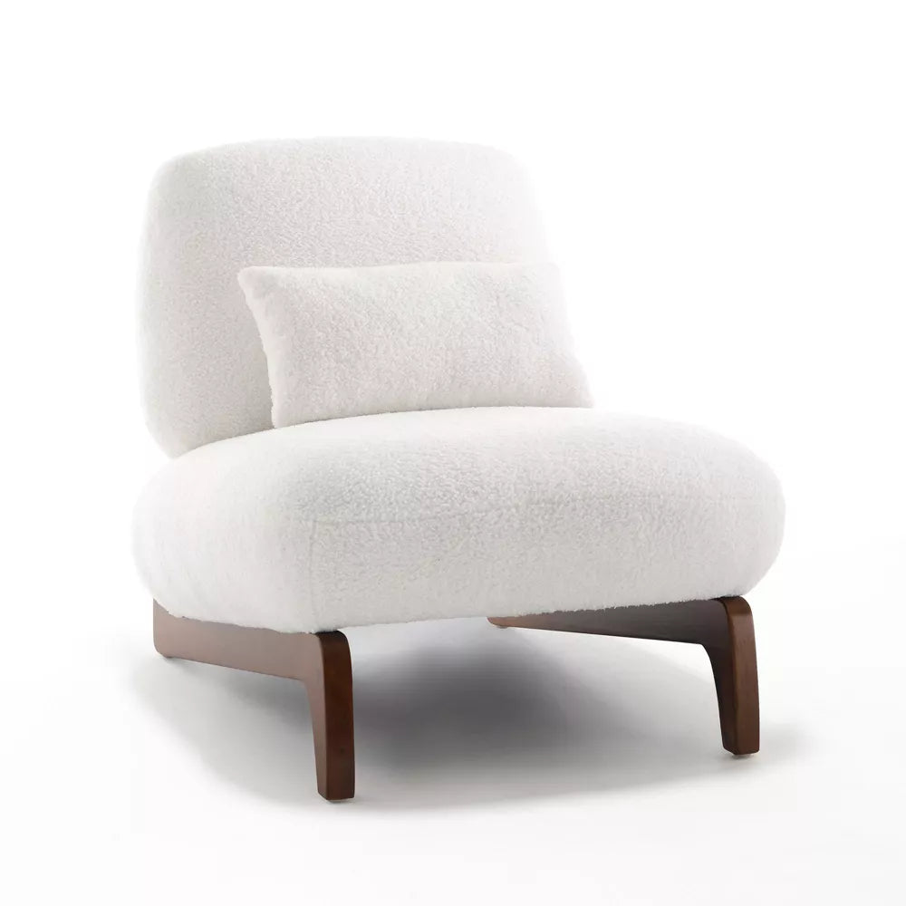 Mid Century Modern Armless Accent Chair