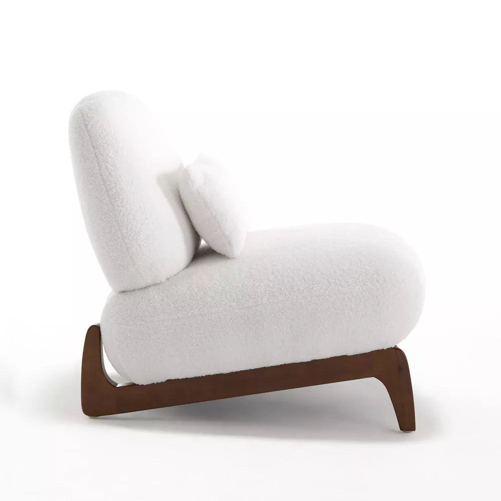 Mid Century Modern Armless Accent Chair