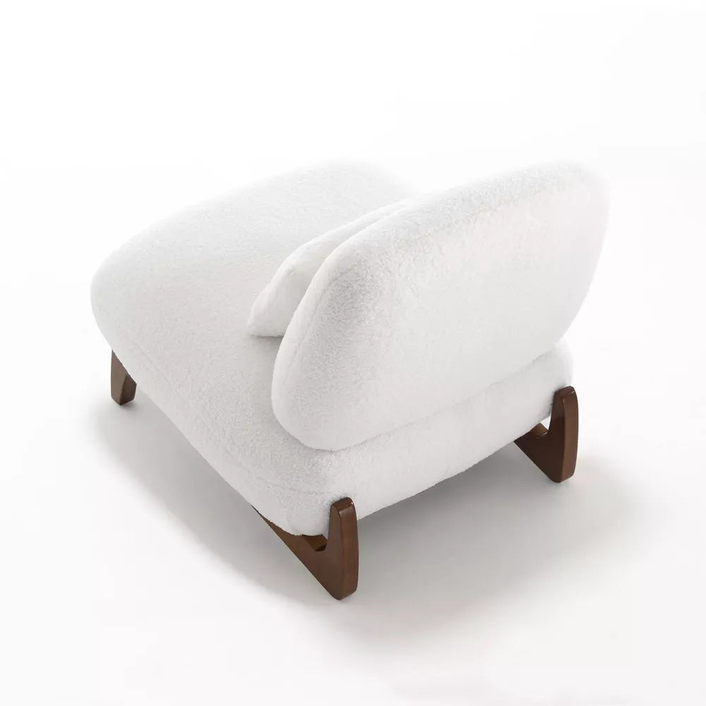 Mid Century Modern Armless Accent Chair