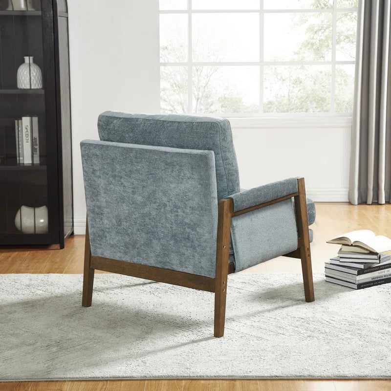 Mid Century Velvet Accent Chair