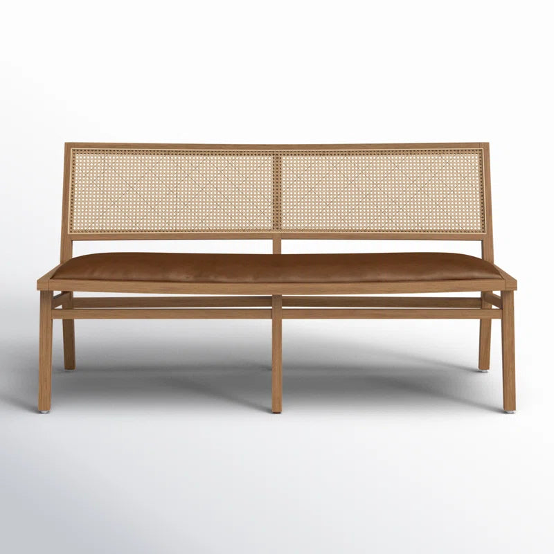 Miraj Faux Leather Upholstered Bench