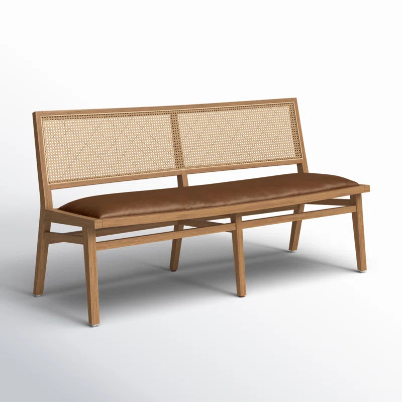 Miraj Faux Leather Upholstered Bench