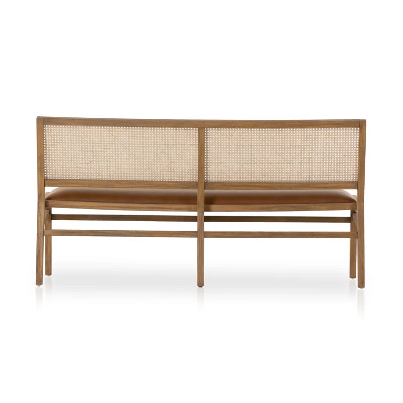 Miraj Faux Leather Upholstered Bench