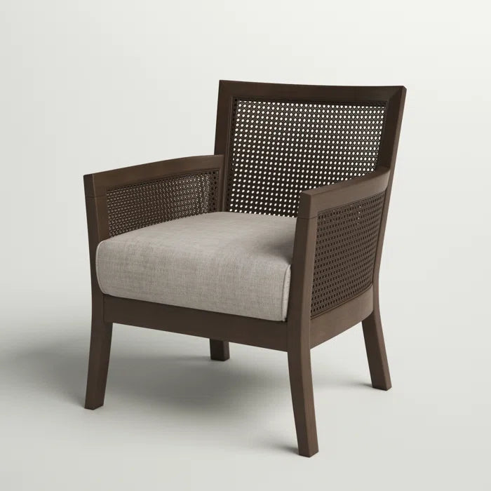 Natural Cane Back and Sides Armchair