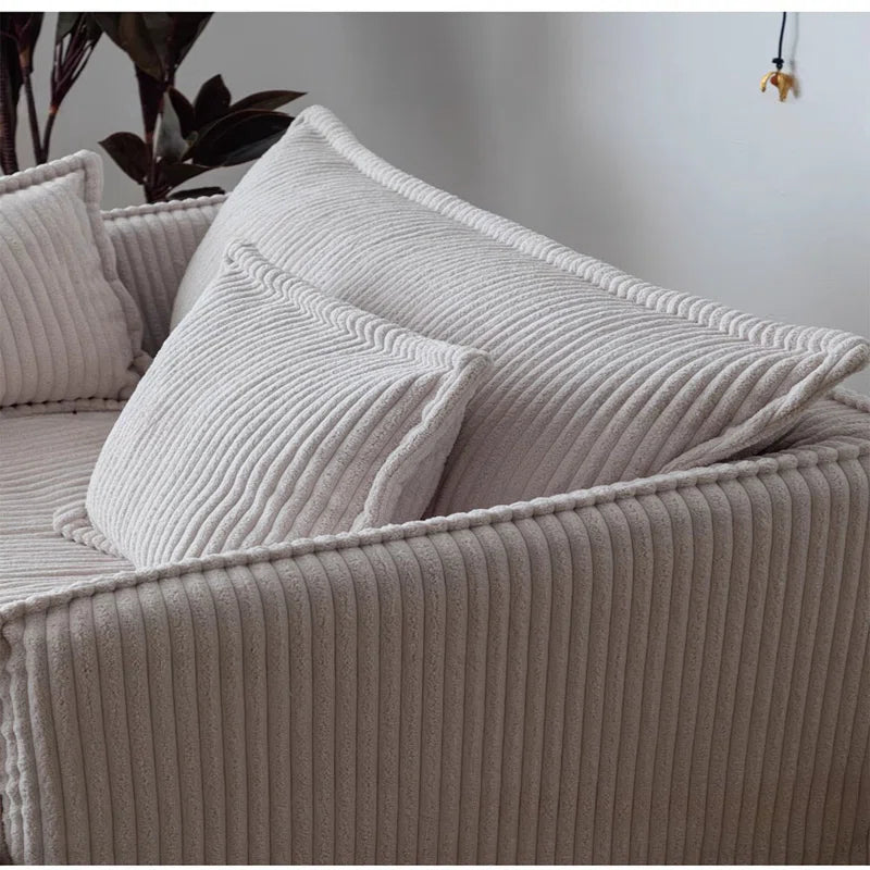 Nordic Single 57'' Corduroy Sofa