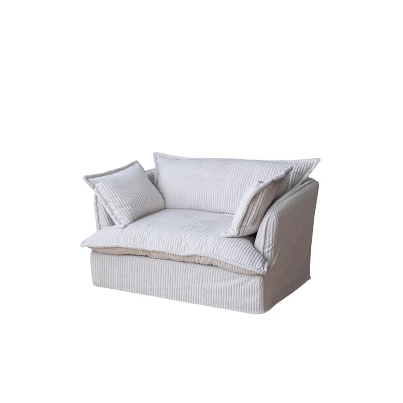 Nordic Single 57'' Corduroy Sofa