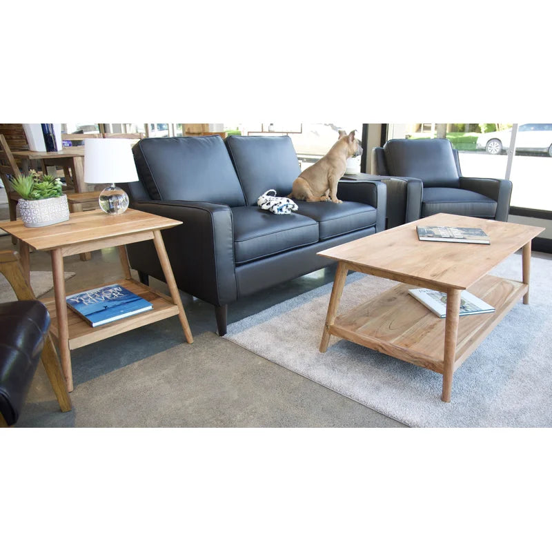 Solid Teak Rectangle Coffee Table