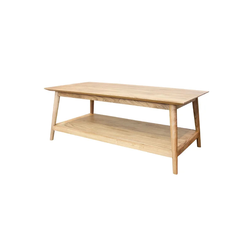 Solid Teak Rectangle Coffee Table