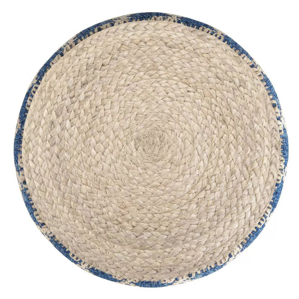 Pare Round Jute Pouf