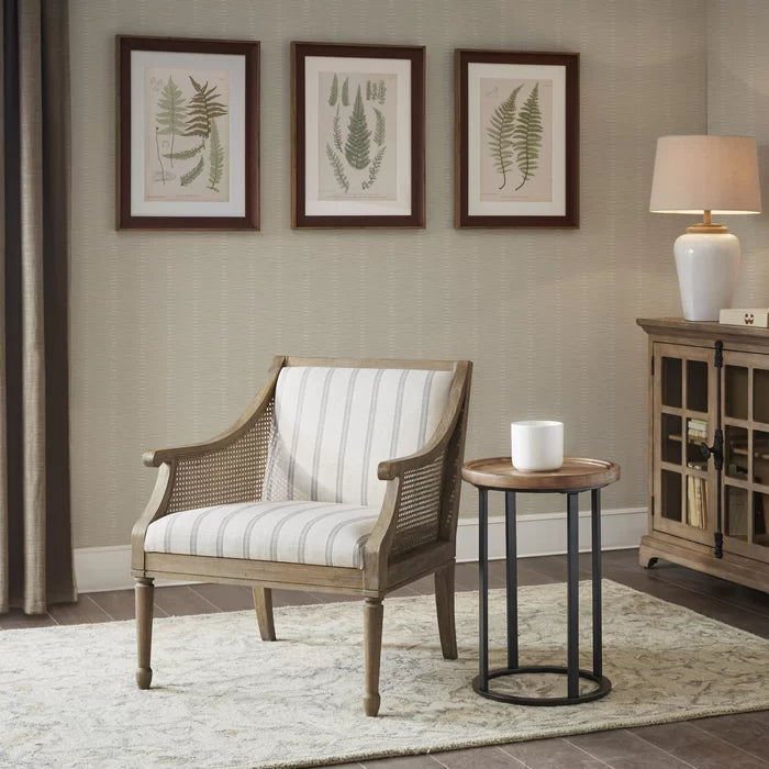 Rattan Farmhouse Accent Chair
