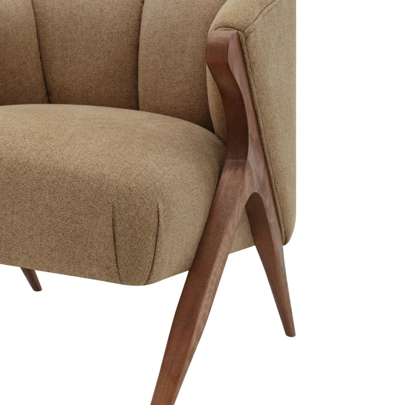 Barrel Upholstered Accent Chair