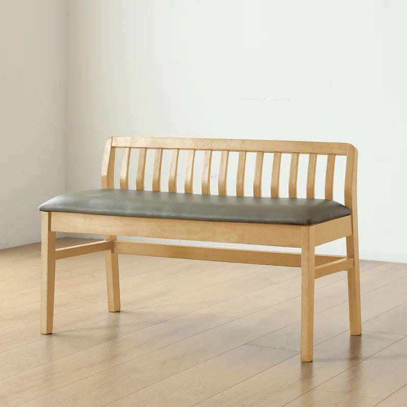 Teakwood Upholstered Bench