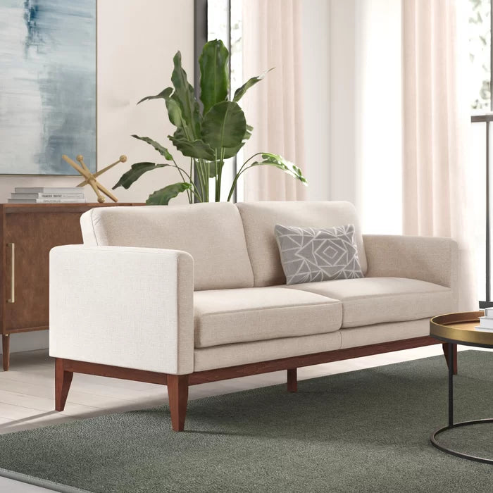 Square Arm Upholstered Sofa