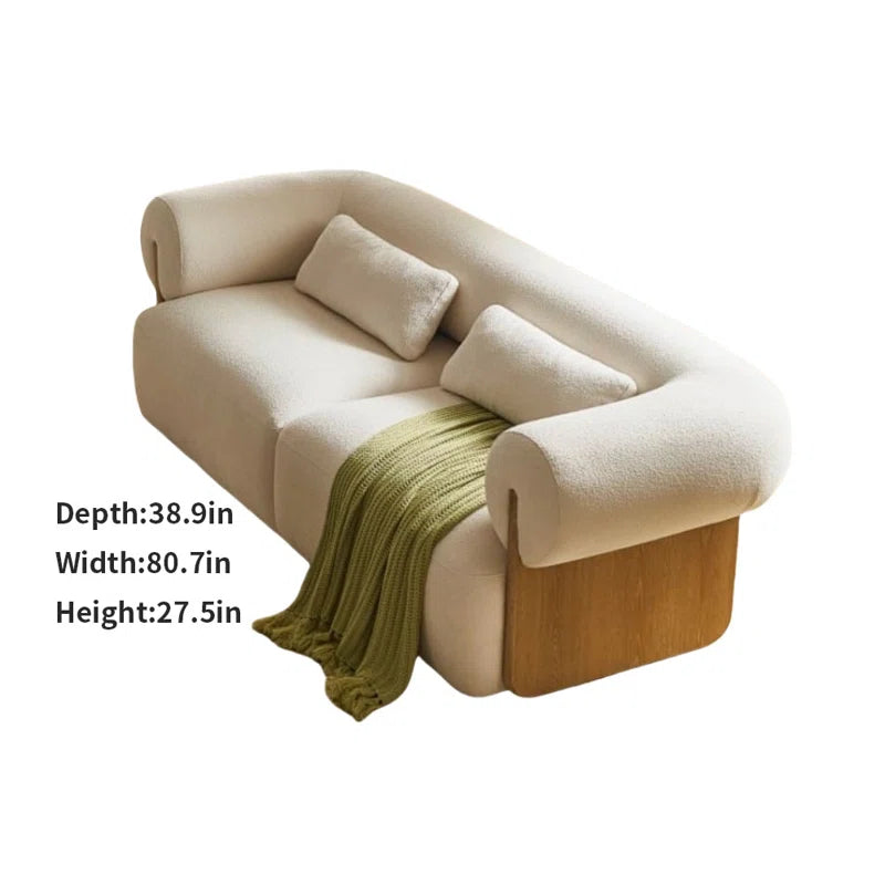 Simple Solid Wood Leisure Sofa