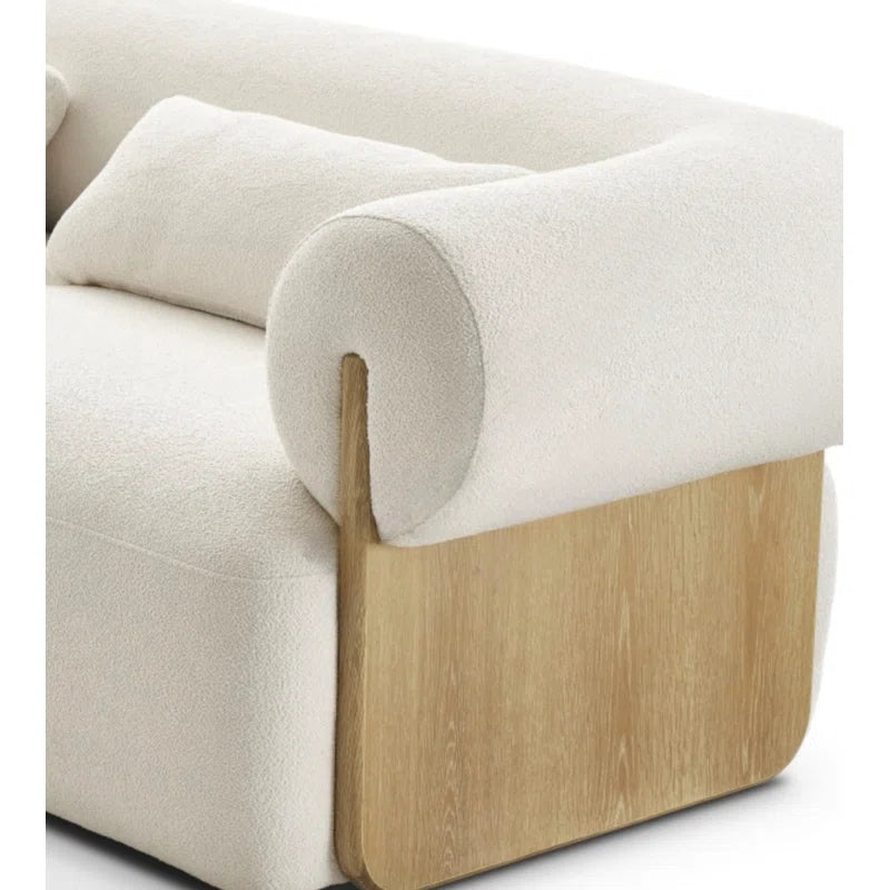 Simple Solid Wood Leisure Sofa