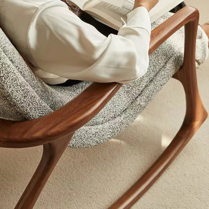 Modern Solid Wood Rocking Chair