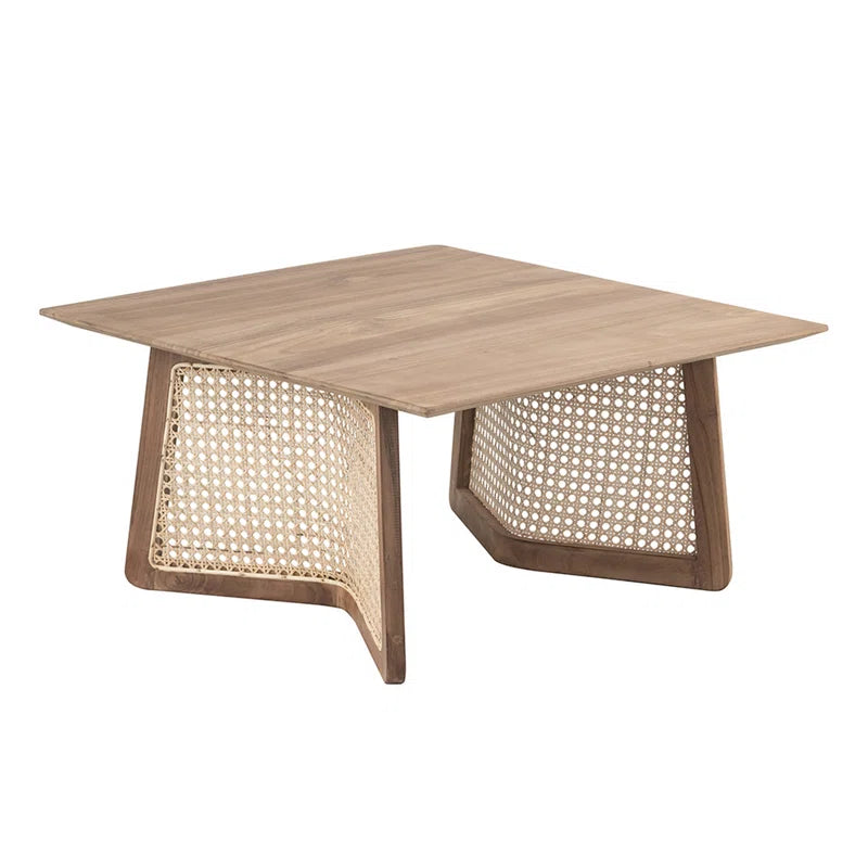Nyami Solid Wood Top Coffee Table