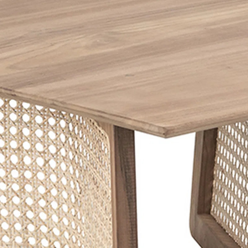 Nyami Solid Wood Top Coffee Table