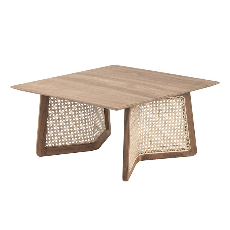 Nyami Solid Wood Top Coffee Table