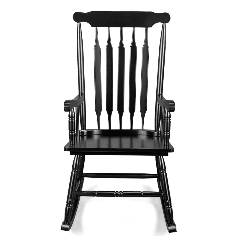 Solid Teak Wood Patio Rocking Chair