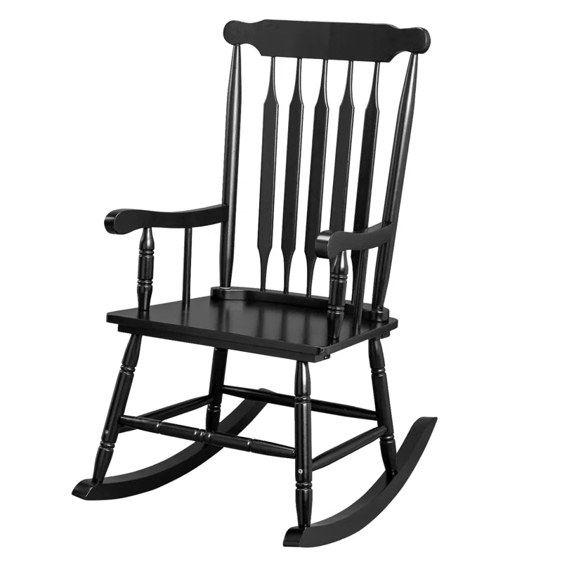 Solid Teak Wood Patio Rocking Chair
