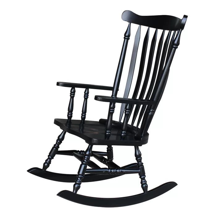 Kive Solid Teak Wood Rocking Chair