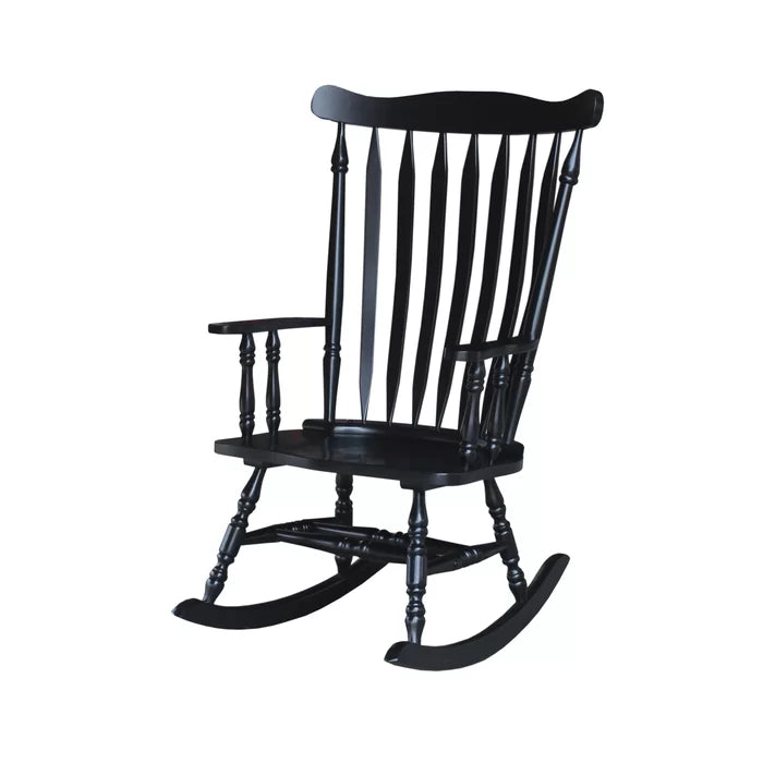 Kive Solid Teak Wood Rocking Chair
