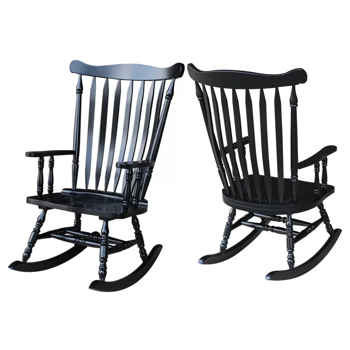Kive Solid Teak Wood Rocking Chair
