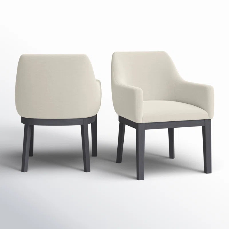 Swan Upholstered Back Armchair