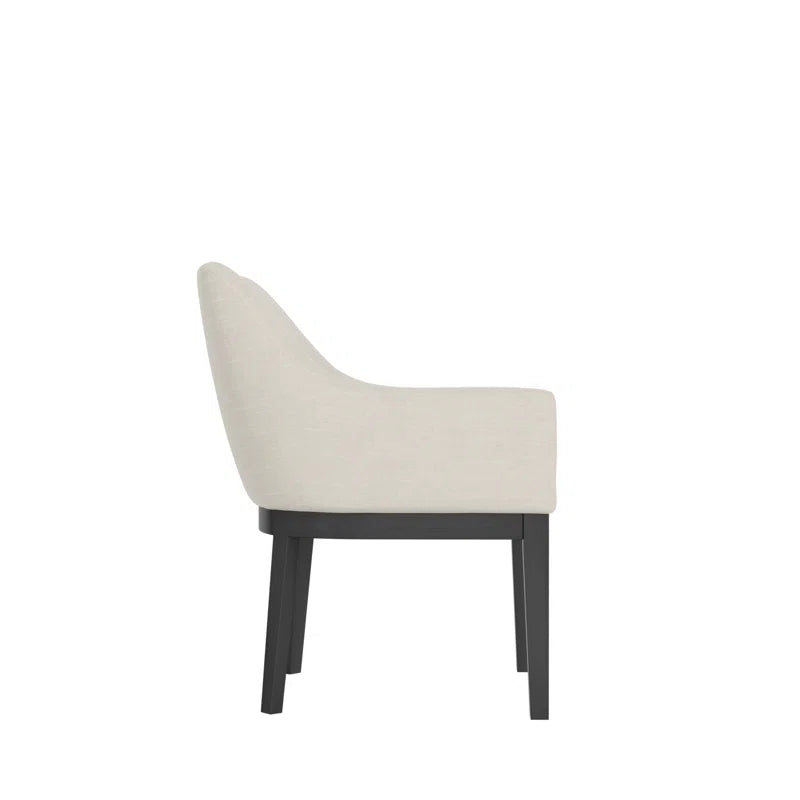 Swan Upholstered Back Armchair