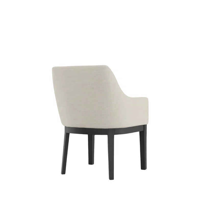 Swan Upholstered Back Armchair