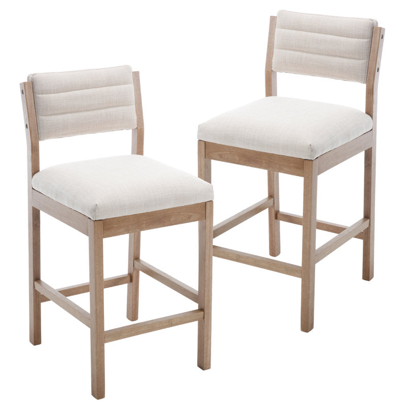 Aristo Quilted Low Bar Stool