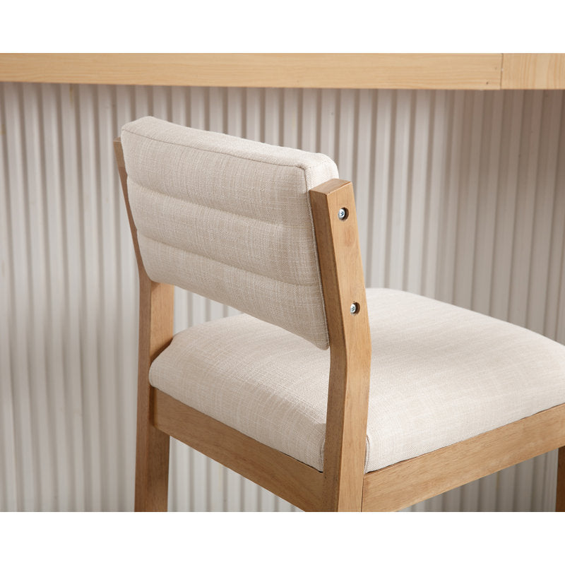 Aristo Quilted Low Bar Stool