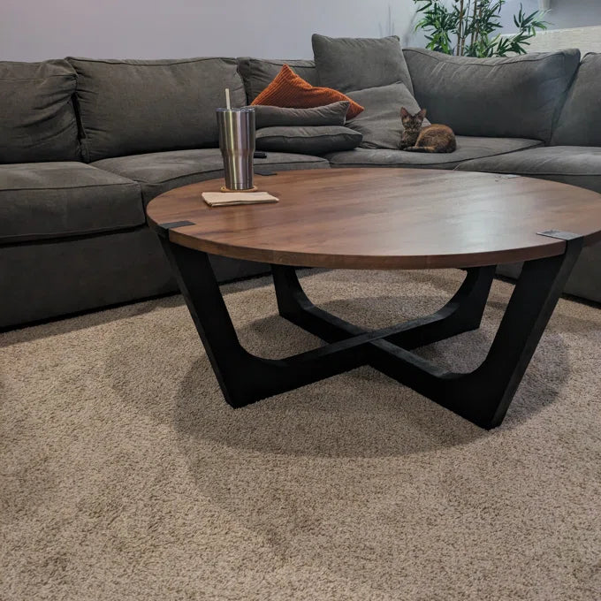 Edge Teak Solid Wood Coffee Table