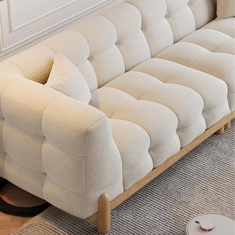 Modern Simple Straight Row Cloud Sofa