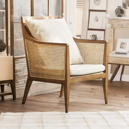 Mid-Century Modern Rattan Dining Chairs
