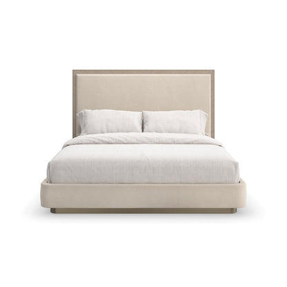 Athena Chevron Upholstered Bed