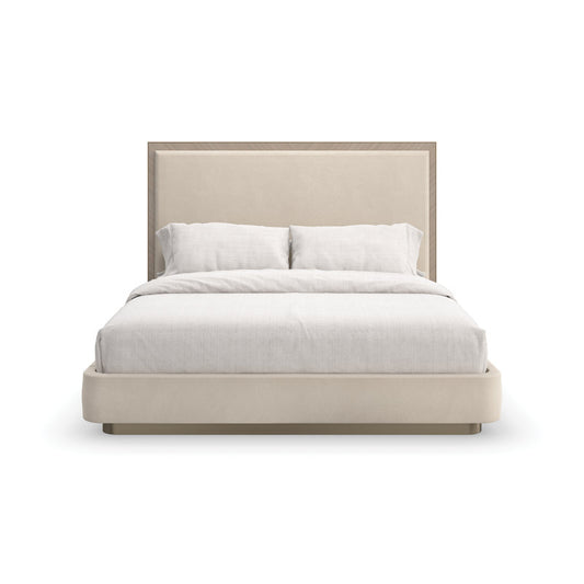 Athena Chevron Upholstered Bed