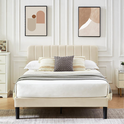 Evelyn Upholstered Platform Bed