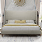 Modern Wingback Upholstered Bed