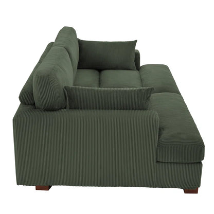 Recessed Arm Modern Sofa