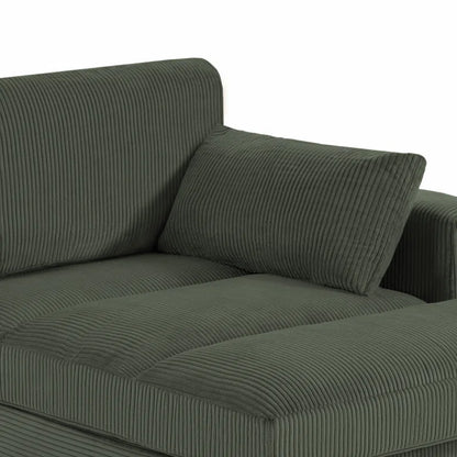 Recessed Arm Modern Sofa