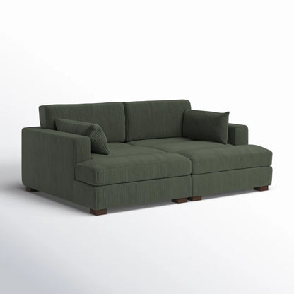 Recessed Arm Modern Sofa