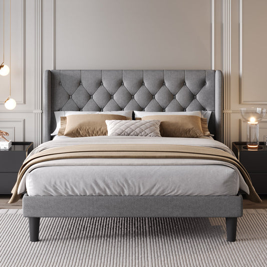 Camden Wingback Tufted Bed