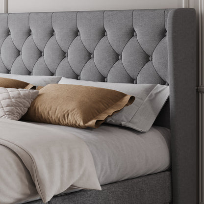 Camden Wingback Tufted Bed